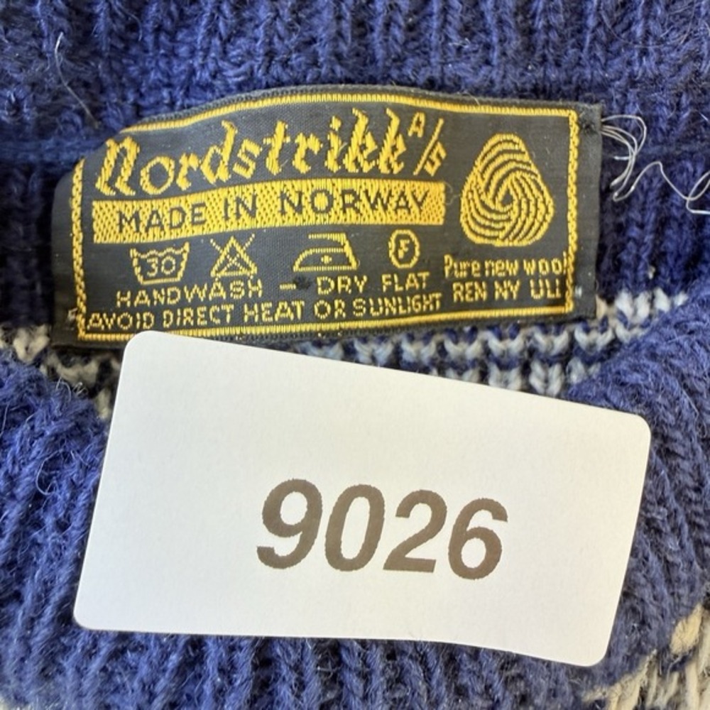 Nordstrikk‎ Norway Wool Fair Isle Nordic Fisherman Outdoor Sweater Men's S $150 - Picture 10 of 10